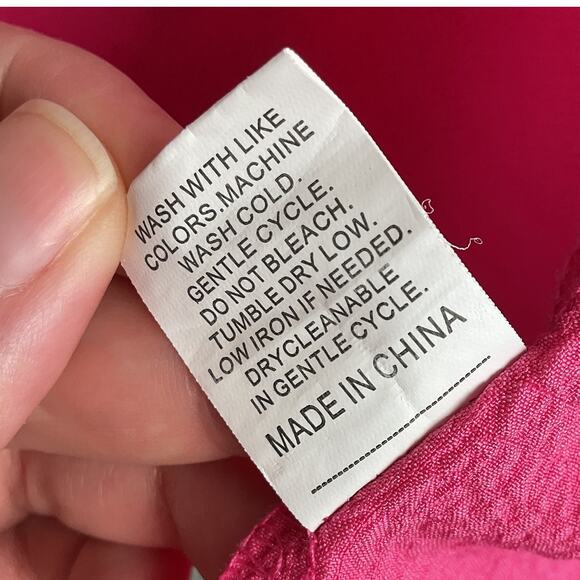 Shein Asymmetrical Matching Set Tunic and Shorts Pink Large - Picture 8 of 13